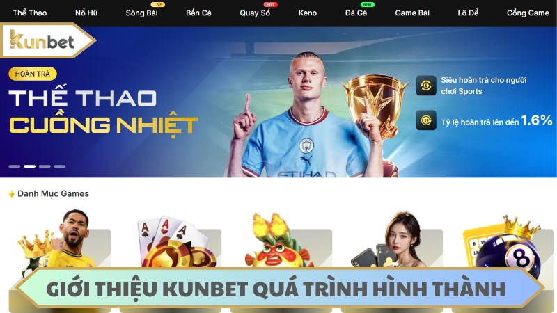 Giới thiệu KUNBET thương hiệu thành lập năm 2014