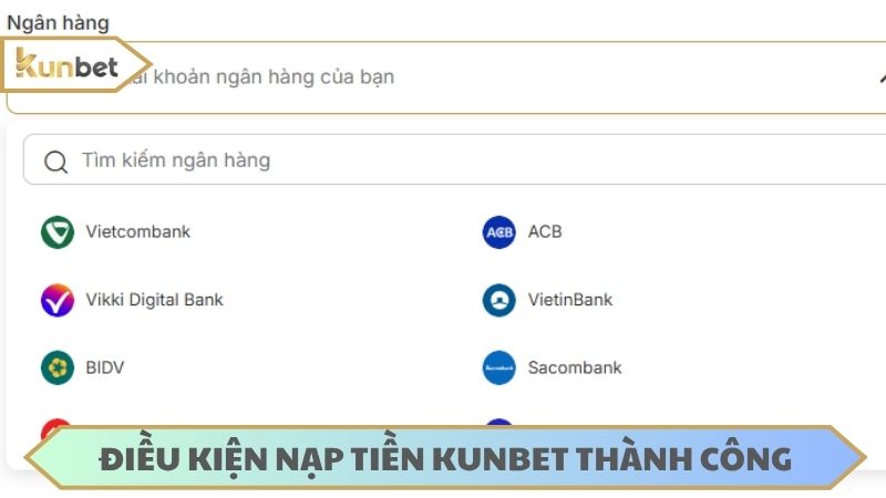 Sử dụng đúng tài khoản ngân hàng liên kết tài khoản cá cược
